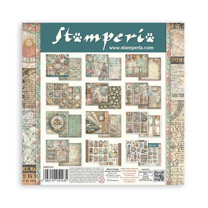 Gardens of Time 8"x8" Scrapbooking Pad