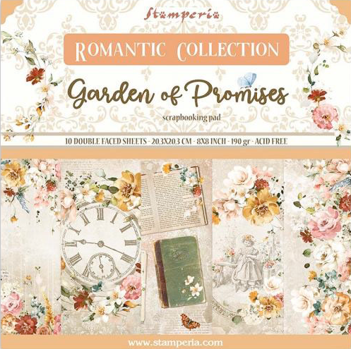 Garden of Promises 8"x8" Scrapbooking Pad