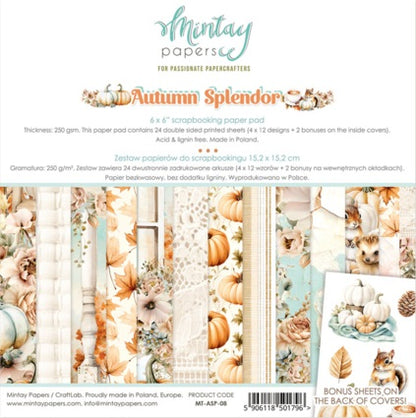 Autumn Splendor 6”x6” Scrapbooking Pad