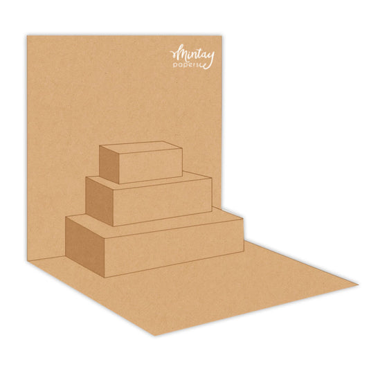 Pop-Up Card Insert - Kraft (5pcs)