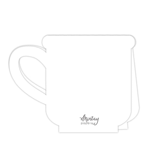 Mug Card Base - White (5 pcs)