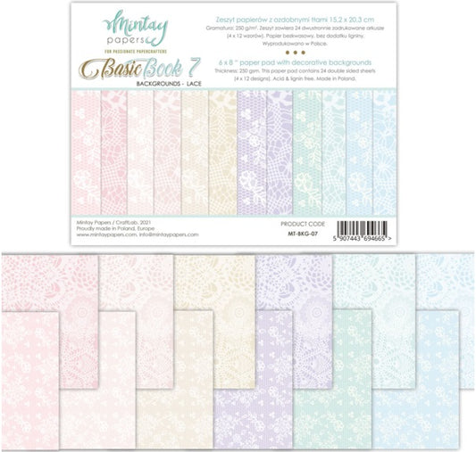 Lace Backgrounds 6"x8" Pad