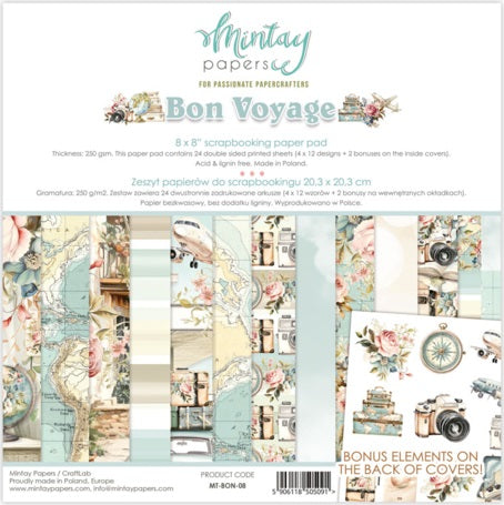 Bon Voyage 8”x8” Pad