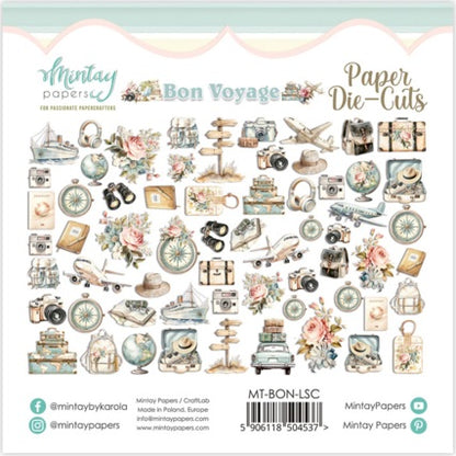 Bon Voyage Paper Die Cuts