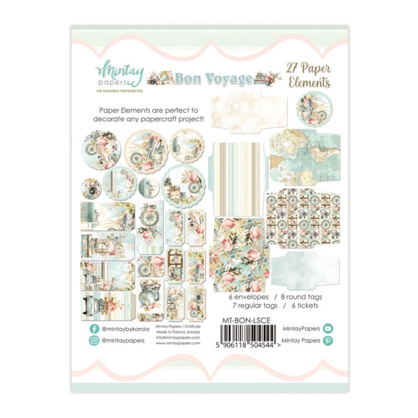 Bon Voyage Paper Elements