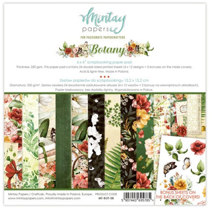 Botany 6”x6” Scrapbooking Pad