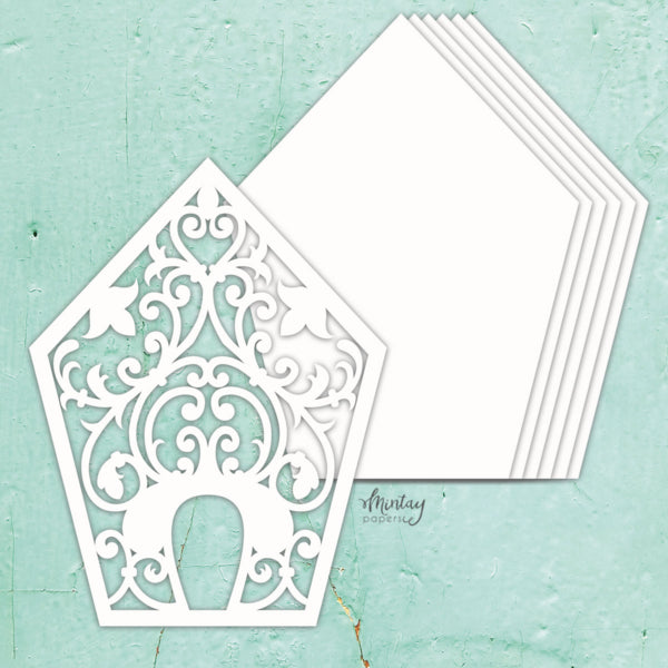 Birdhouse Chipboard Album Base