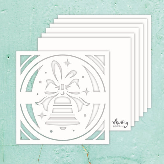 Xmas Bell Chipboard Album Base