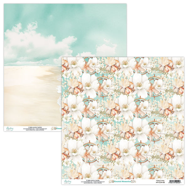 Coastal Memories 6”x6” Scrapbooking Pad