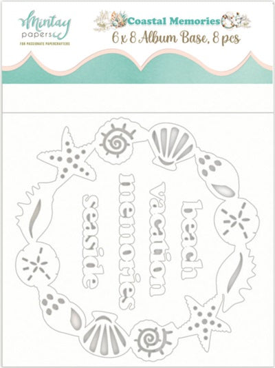 Coastal Memories Chipboard Album Base