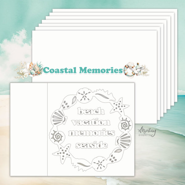 Coastal Memories Chipboard Album Base