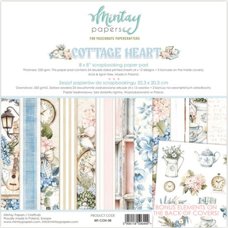 Cottage Heart 8”x8” Pad