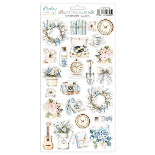 Cottage Heart Sticker Sheet - Elements