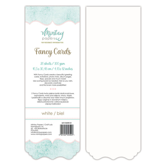 Fancy Cards 01 White