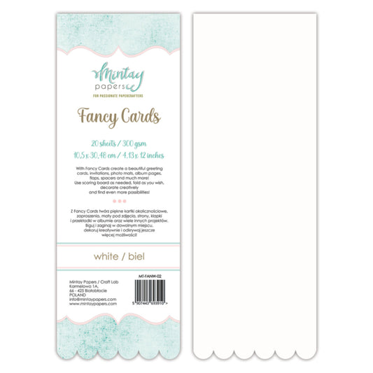 Fancy Cards 02 White