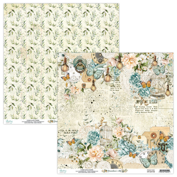 Grandma's Attic 12”x12” Paper Set