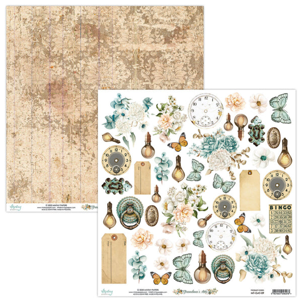 Grandma's Attic 12”x12” Paper Set