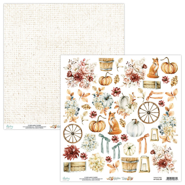 Golden Days 6”x6” Scrapbooking Pad