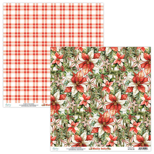 Holly Jolly 05 Single Sheet (12"x12")