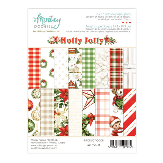 Holly Jolly 6"x8" Pad