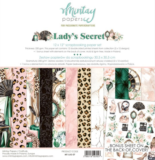 Lady's Secret 12”x12” Paper Set