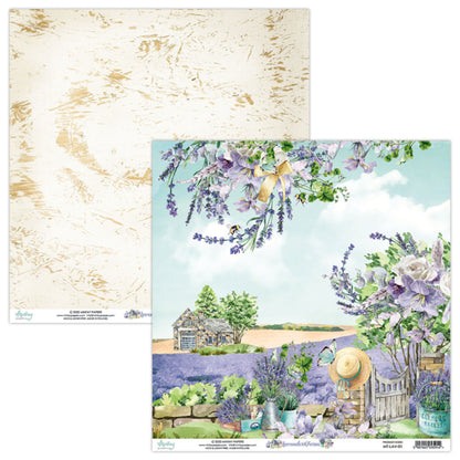 Lavender Farm 6”x6” Scrapbooking Pad