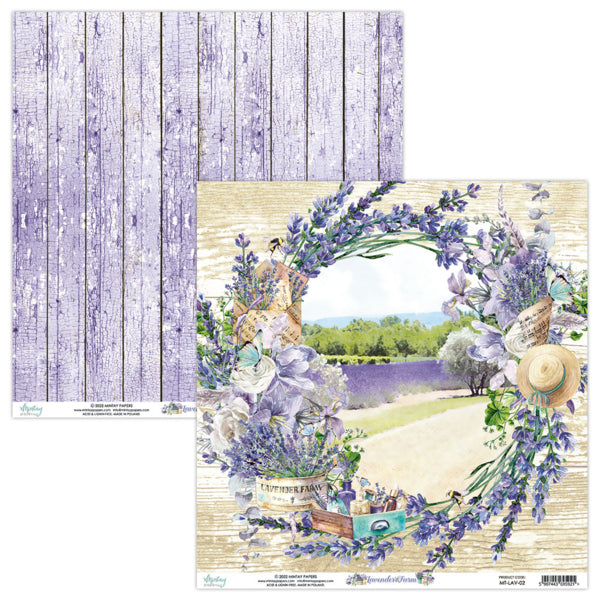 Lavender Farm 12”x12” Paper Set