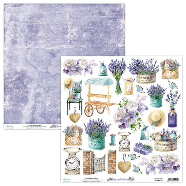 Lavender Farm 12”x12” Paper Set