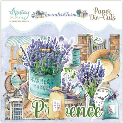 Lavender Farm Paper Die-Cuts