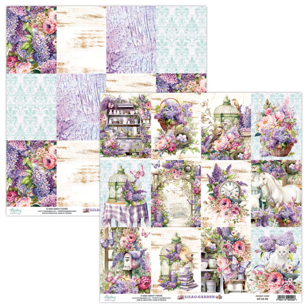 Lilac Garden 06 Single Sheet (12"x12")