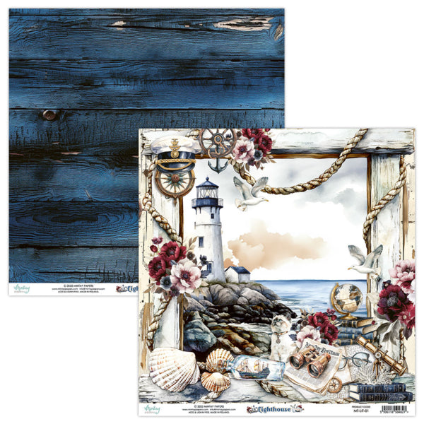 Lighthouse 01 Single Sheet (12"x12")