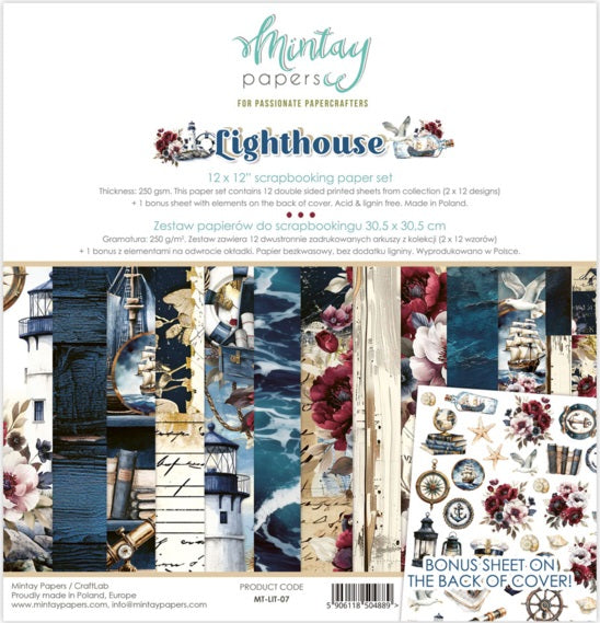 Lighthouse 12”x12” Paper Set