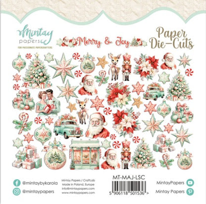 Merry and Joy Paper Die Cuts