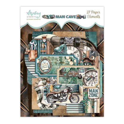 Man Cave Paper Elements
