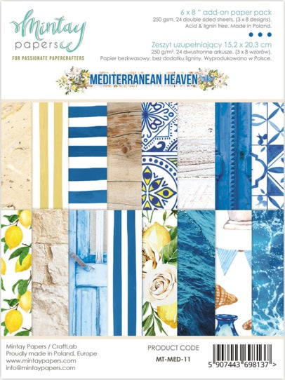 Mediterranean Heaven 6"x8" Pad