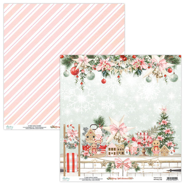 Merry Little Christmas 6”x6” Scrapbooking Pad