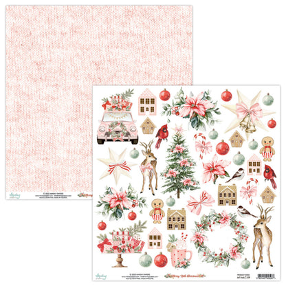 Merry Little Christmas 12”x12” Paper Set