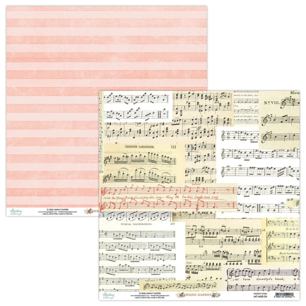 Music Garden 12”x12” Paper Set