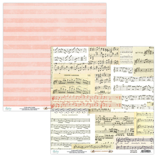 Music Garden 04 Single Sheet (12"x12")