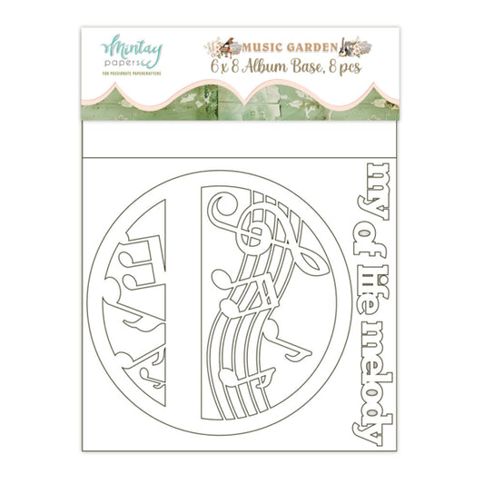 Music Garden Chipboard Album Base
