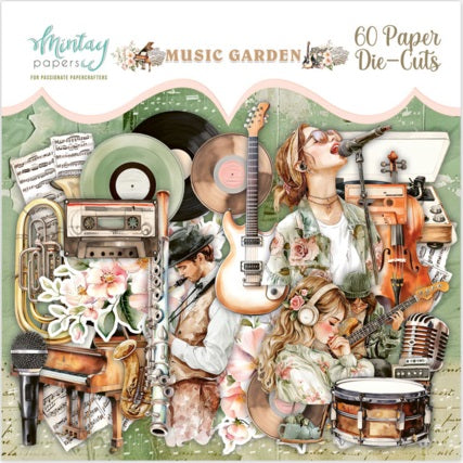 Music Garden Paper Die Cuts