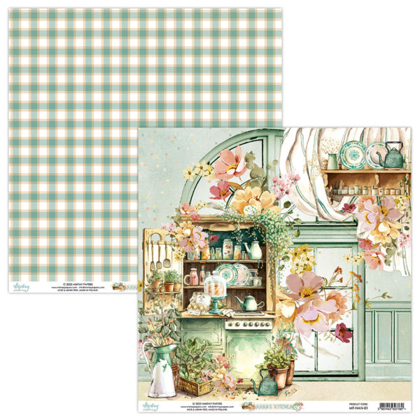 Nana's Kitchen 12”x12” Paper Set