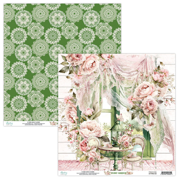 Peony Garden 12”x12” Paper Set