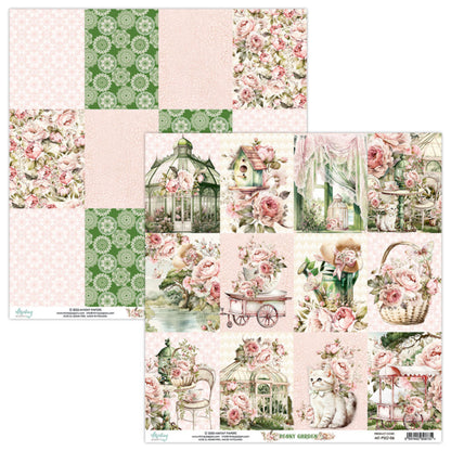 Peony Garden 12”x12” Paper Set