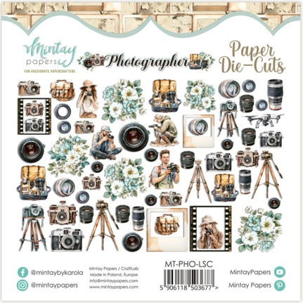 Photographer Paper Die Cuts