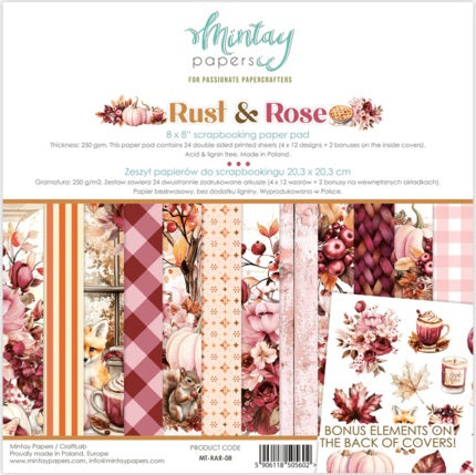 Rust & Rose 8”x8” Pad