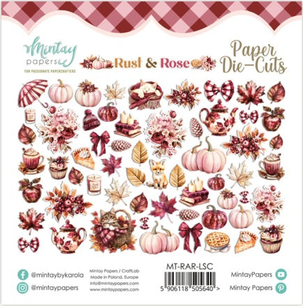 Rust & Rose Paper Die Cuts
