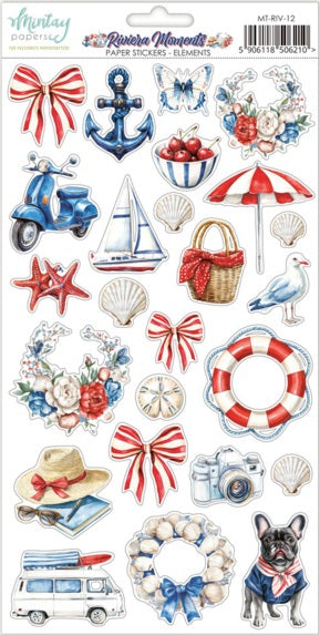 Riviera Moments Sticker Sheet - Elements