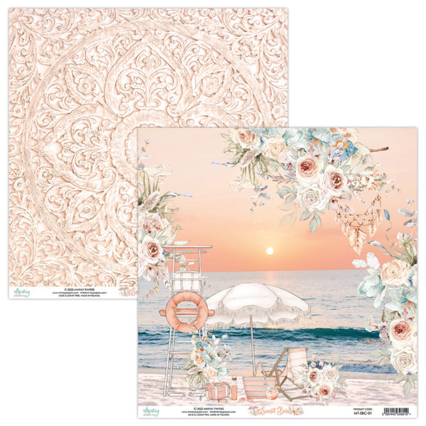 Sunset Beach 6”x6” Scrapbooking Pad