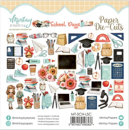 School Days Paper Die Cuts